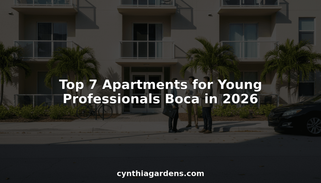 Young professionals outside Boca modern apartment