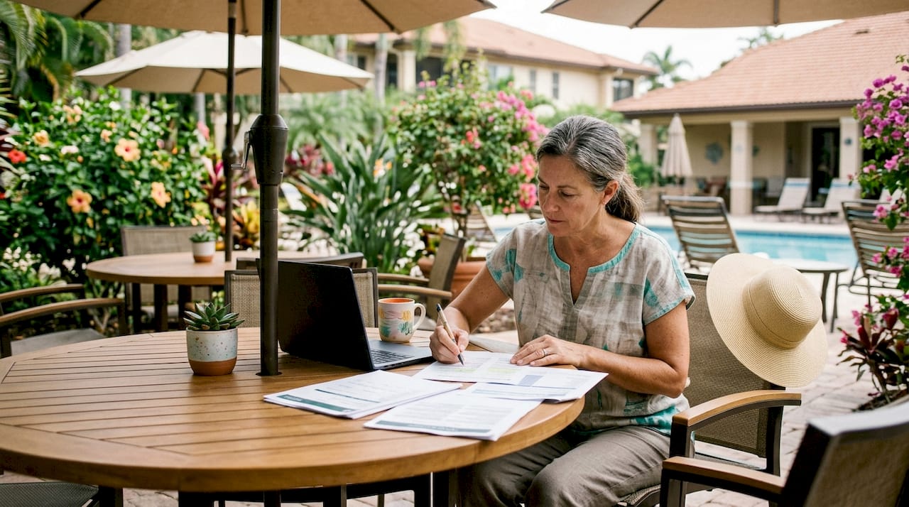 Property owner reviewing guest pet policies
