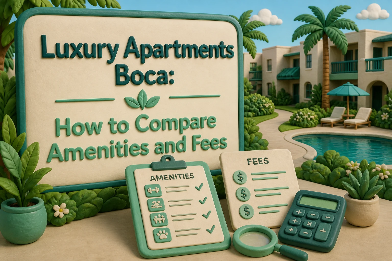 Luxury Apartments Boca: How to Compare Amenities and Fees