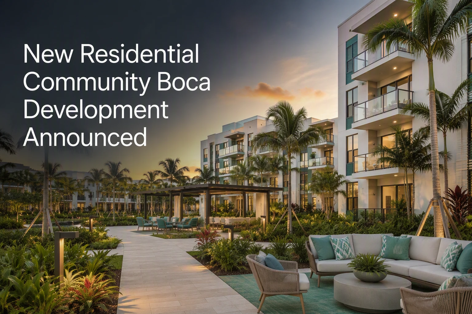 New Residential Community Boca Development Announced