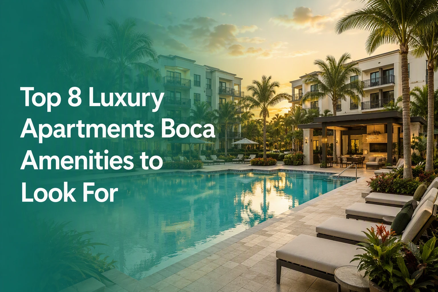 Top 8 Luxury Apartments Boca Amenities to Look For