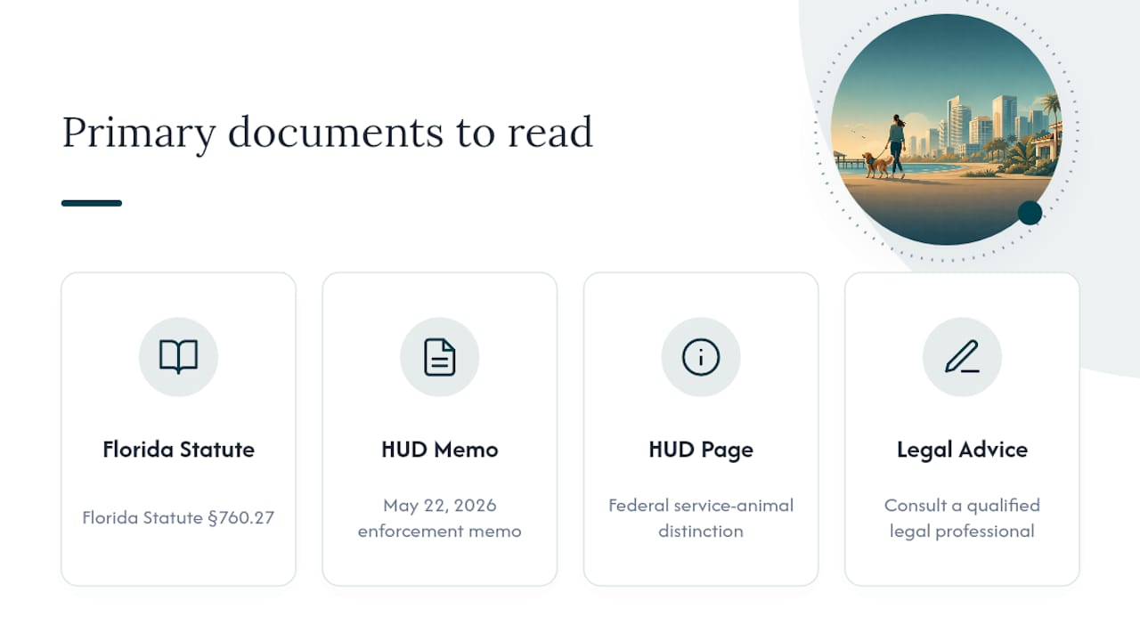 Where to read the primary documents &mdash; overview diagram