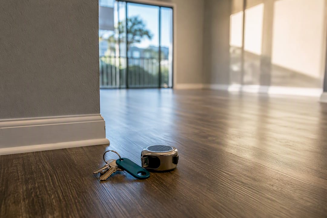 Vacant apartment prepared for deposit inspection