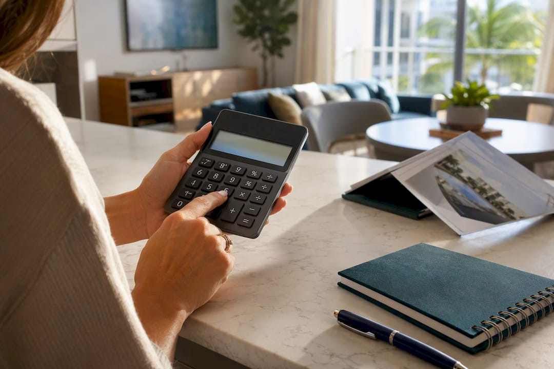 Renter calculating a prorated apartment charge