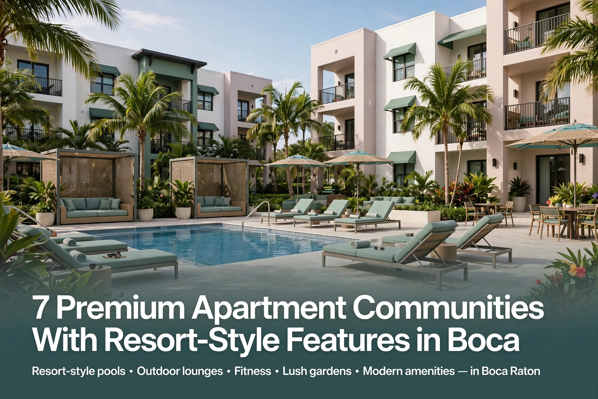 7 Premium Apartment Communities With Resort-Style Features in Boca