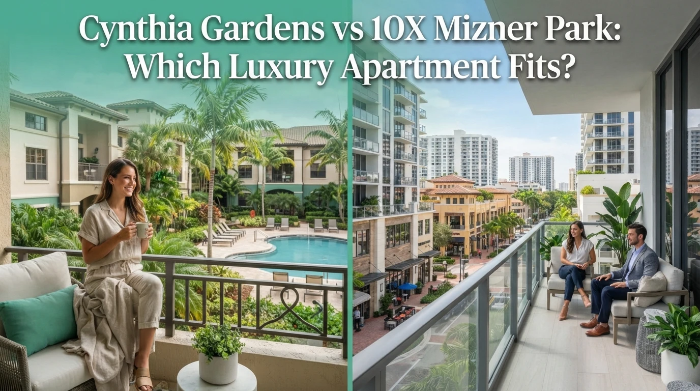 Cynthia Gardens vs 10X Mizner Park: Which Luxury Apartment Fits?
