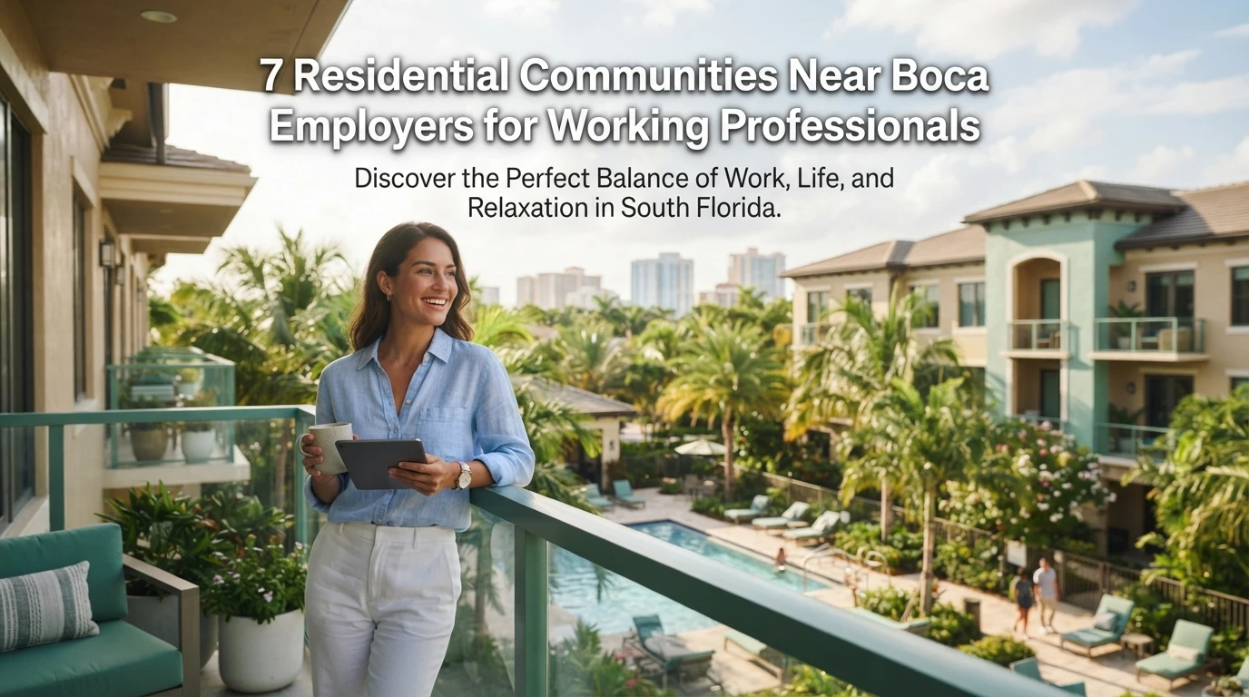 7 Residential Communities Near Boca Employers for Working Professionals